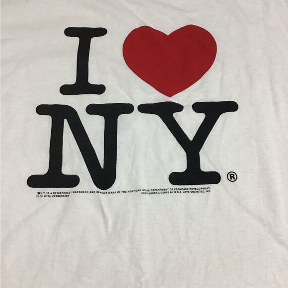 Fruit Of The Loom I Love NYC White Cotton T-Shirts Bundle New York Short Sleeve - Picture 6 of 10
